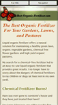 Mobile Screenshot of best-organic-fertilizer.com